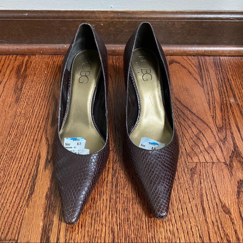 BCBG Brown Heels